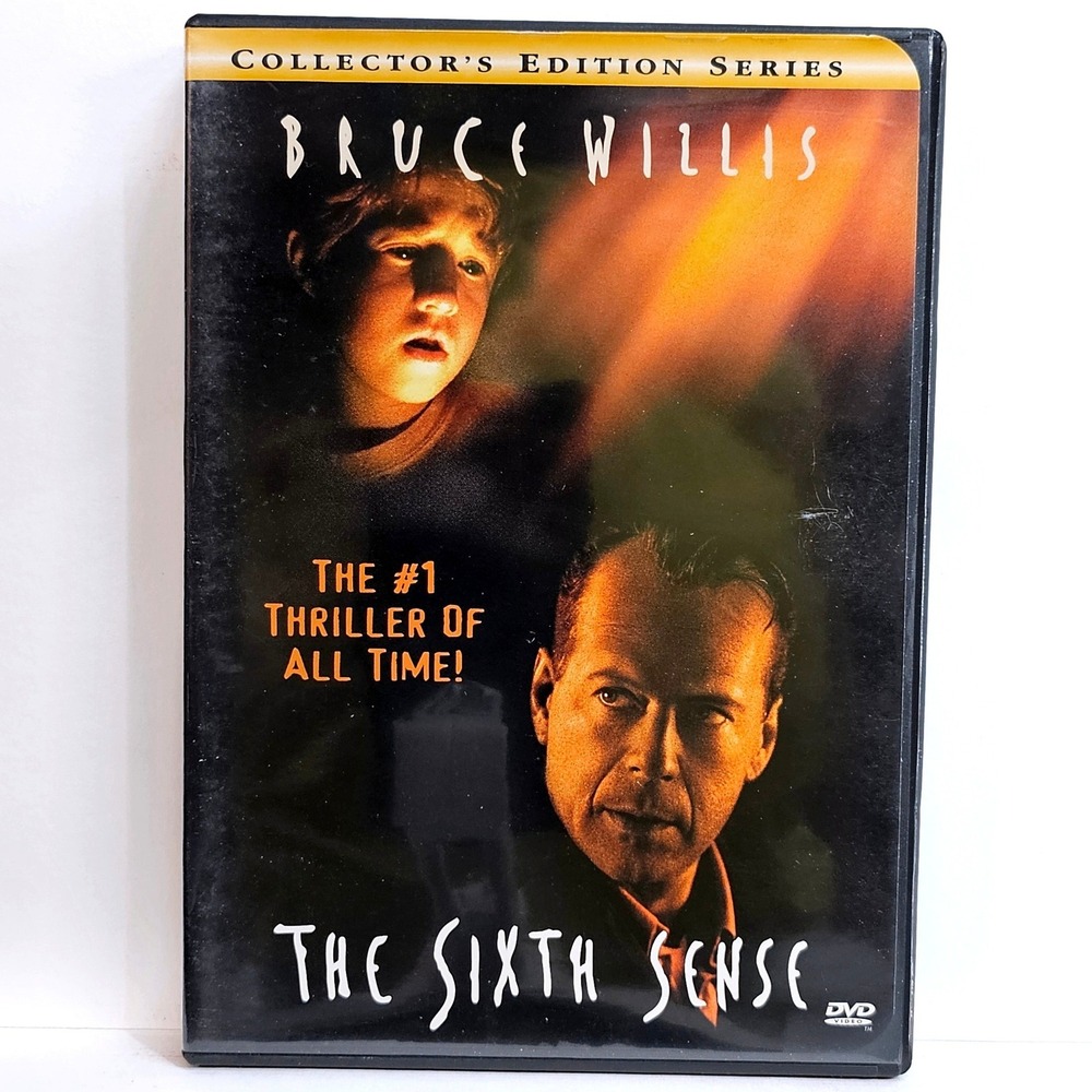 The Sixth Sense DVD Collector's Edition Bruce Willis Mystery Thriller‎ 1999